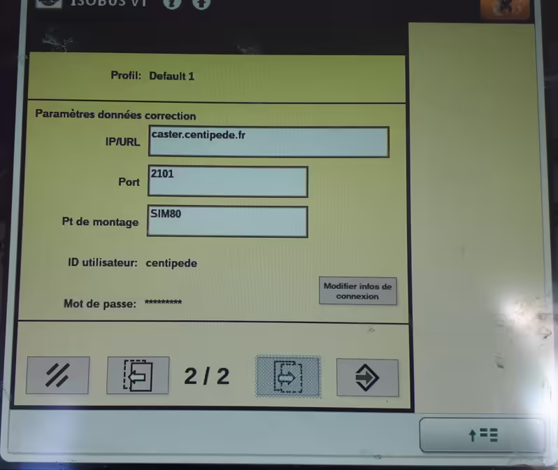 SF3000-SF RTK Mobile - PAra Donnee correction