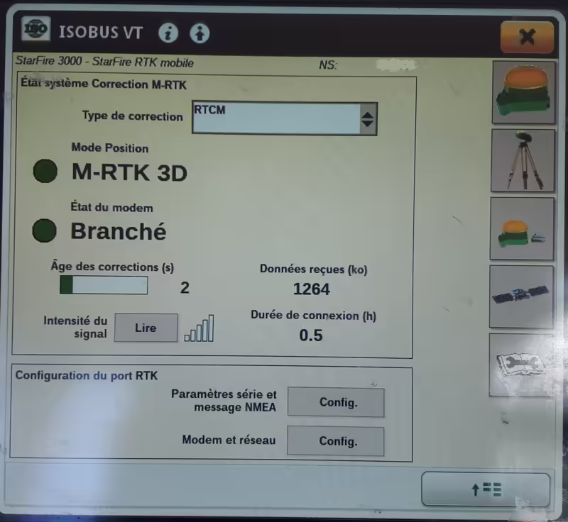 SF3000-StarFire RTK mobile