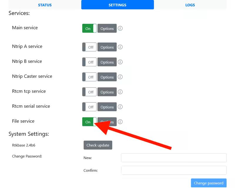 File service active